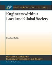 book Engineers within a Local and Global Society (Synthesis Lectures on Engineers, Technology, and Society)