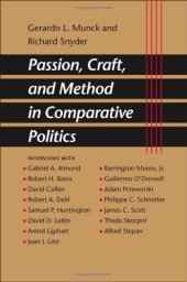 book Passion, Craft, and Method in Comparative Politics