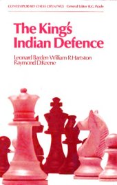 book The King's Indian Defence (Contemporary chess openings)