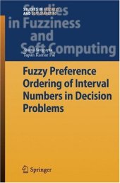 book Fuzzy Preference Ordering of Interval Numbers in Decision Problems