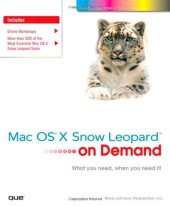 book Mac OS X Snow Leopard On Demand