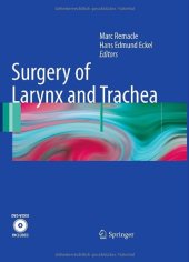 book Surgery of Larynx and Trachea