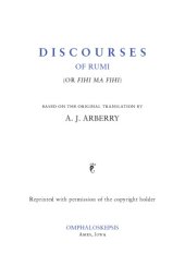 book Discourses of Rumi (Fihi ma Fihi)