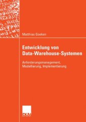 book Entwicklung von Data-Warehouse-Systemen