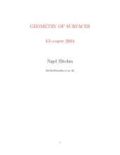 book Geometry Of Surfaces B3 Course 2004  (Lecture notes)