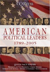 book American Political Leaders 1789-2005 (American Leaders)