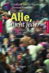 book Alle, nicht jeder: Einführung in die Methoden der Demoskopie