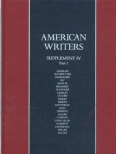 book American Writers, Supplement IV