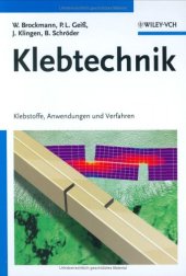 book Klebtechnik: Klebstoffe, Anwendungen Und Verfahren