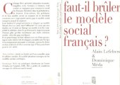 book Faut-il brûler le modèle social français ?