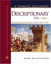 book Descriptionary: A Thematic Dictionary, 3rd Edition (Facts on File Library of Language and Literature)