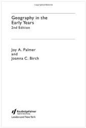 book Geography in the Early Years