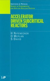 book Accelerator Driven Subcritical Reactors