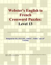 book Webster's English to French Crossword Puzzles: Level 13