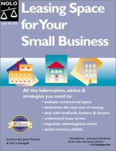 book Leasing Space for Your Small Business (2001) (Negotiate the Best Lease for Your Business)