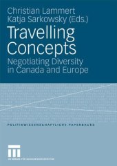 book Travelling Concepts: Negotiating Diversity in Canada and Europe