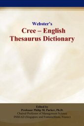 book Websters Cree - English Thesaurus Dictionary