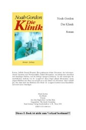 book Die Klinik