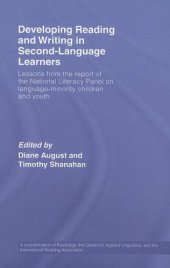 book Developing Reading and Writing in Second Language Learners: Lessons from the Report of the National Literacy Panel on Language-Minority Children and Youth