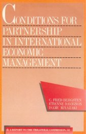 book Conditions for Partnership in International Economic Management