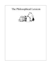 book The Philosophical Lexicon