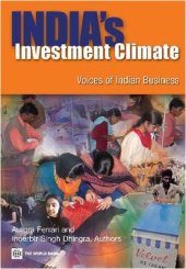 book India's Investment Climate: Voices of Indian Business