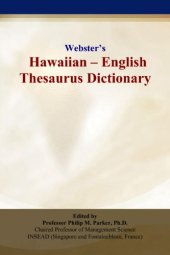 book Webster’s Hawaiian - English Thesaurus Dictionary