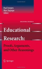 book Educational Research: Proofs, Arguments, and Other Reasonings