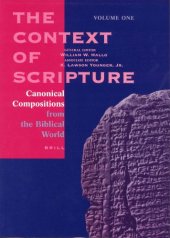 book The Context of Scripture