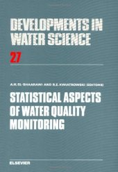 book Statistical Aspects of Water Quality Monitoring, Proceedings of the Workshop held at the Canada Centre for Inland Waters