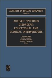 book Autistic Spectrum Disorders (Advances in Special Education)