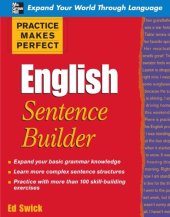 book Practice Makes Perfect: English Sentence Builder (Practice Makes Perfect Series)