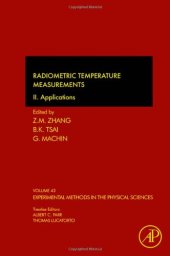 book Radiometric Temperature Measurements: II. Applications