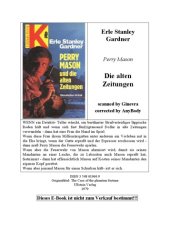 book Perry Mason und die alten Zeitungen