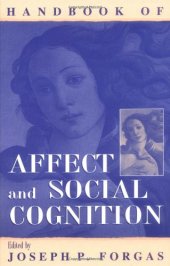 book Handbook of affect and social cognition