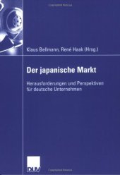 book Der japanische Markt. Herausforderungen und Perspektiven für deutsche Unternehmen