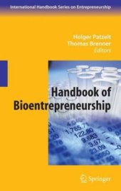 book Handbook of Bioentrepreneurship