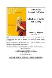 book Glücksregeln für den Alltag