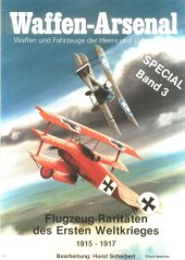 book Flugzeug-Raritäten des I. Weltkrieges 1915-1917