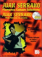 book Mel Bay Juan Serrano, Obras Flamencas de Concierto  Flamenco Concert Selections