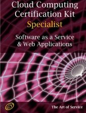 book SaaS and Web Applications Specialist Level Complete Certification Kit - Software as a Service Study Guide Book and Online Course