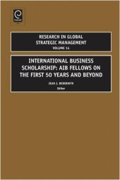 book International Business Scholarship (Research in Global Strategic Management)