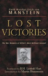 book Lost Victories: The War Memoirs of Hitler's Most Brilliant General