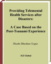 book Providing Telemental Health Services after Disasters: A Case Based on the Post-Tsunami Experience