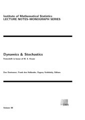 book Dynamics & Stochastics