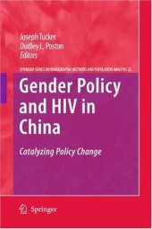 book Gender Policy and HIV in China: Catalyzing Policy Change