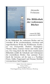 book Die Bibliothek der verlorenen Bücher