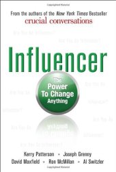 book Influencer: The Power to Change Anything