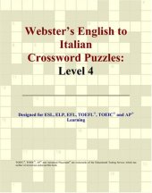 book Webster's English to Italian Crossword Puzzles: Level 4