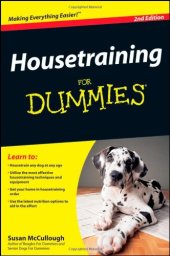 book Housetraining For Dummies,2nd Edition (For Dummies (Pets))